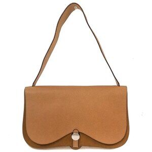 Hermes Natural Toile H Vache Liegee Sac Colorado MM Shoulder Bag J□I 135931